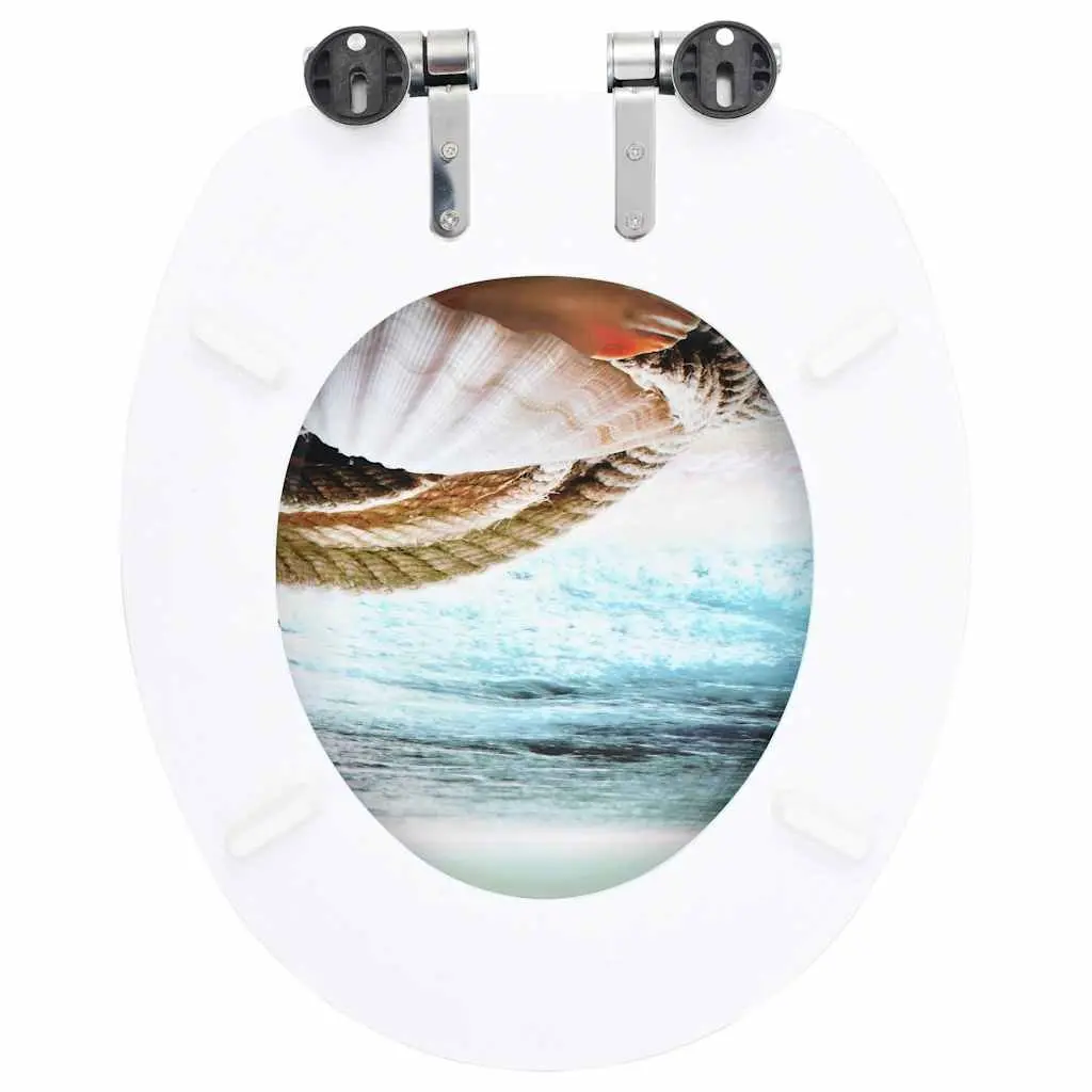 Multicolour Toilet Seat with Soft Close Lid