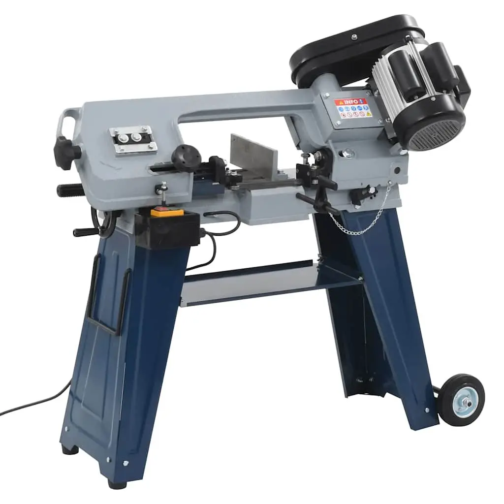Band Saw Metal Cutting Machine Adjustable Speed Tiltable 230V Heavy Duty Steel Construction