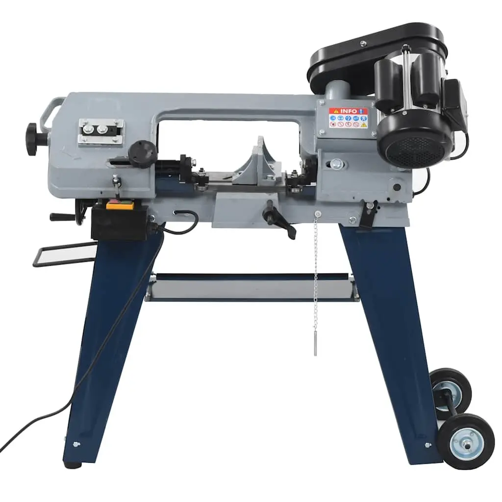 Band Saw Metal Cutting Machine Adjustable Speed Tiltable 230V Heavy Duty Steel Construction