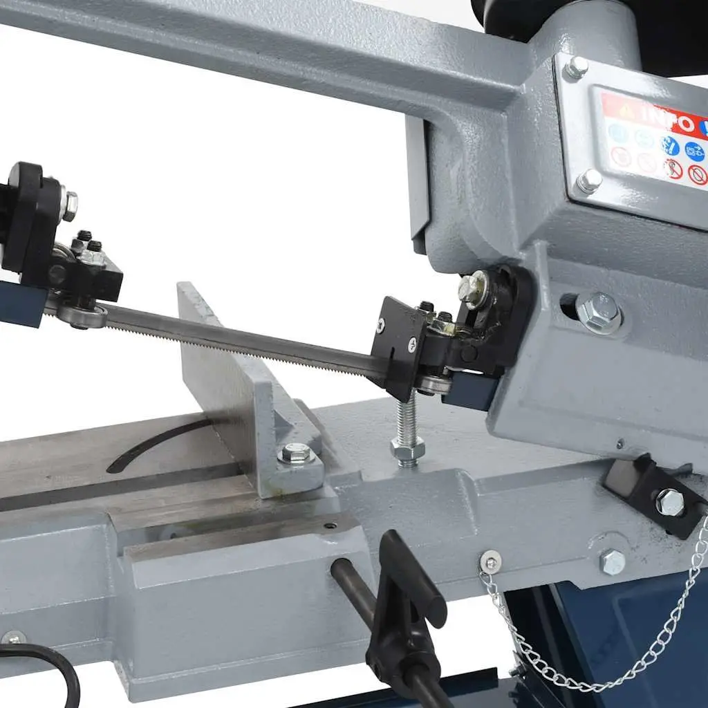 Band Saw Metal Cutting Machine Adjustable Speed Tiltable 230V Heavy Duty Steel Construction
