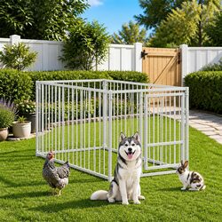 Practical 100x200x100 cm Outdoor Dog Kennel for Home Use