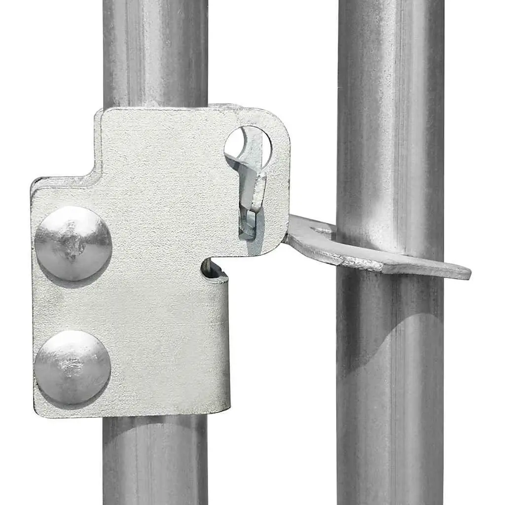 Poultry House Galvanised Steel 6x2x2m Silver Water Resistant Roof Lockable Door Wire Grid