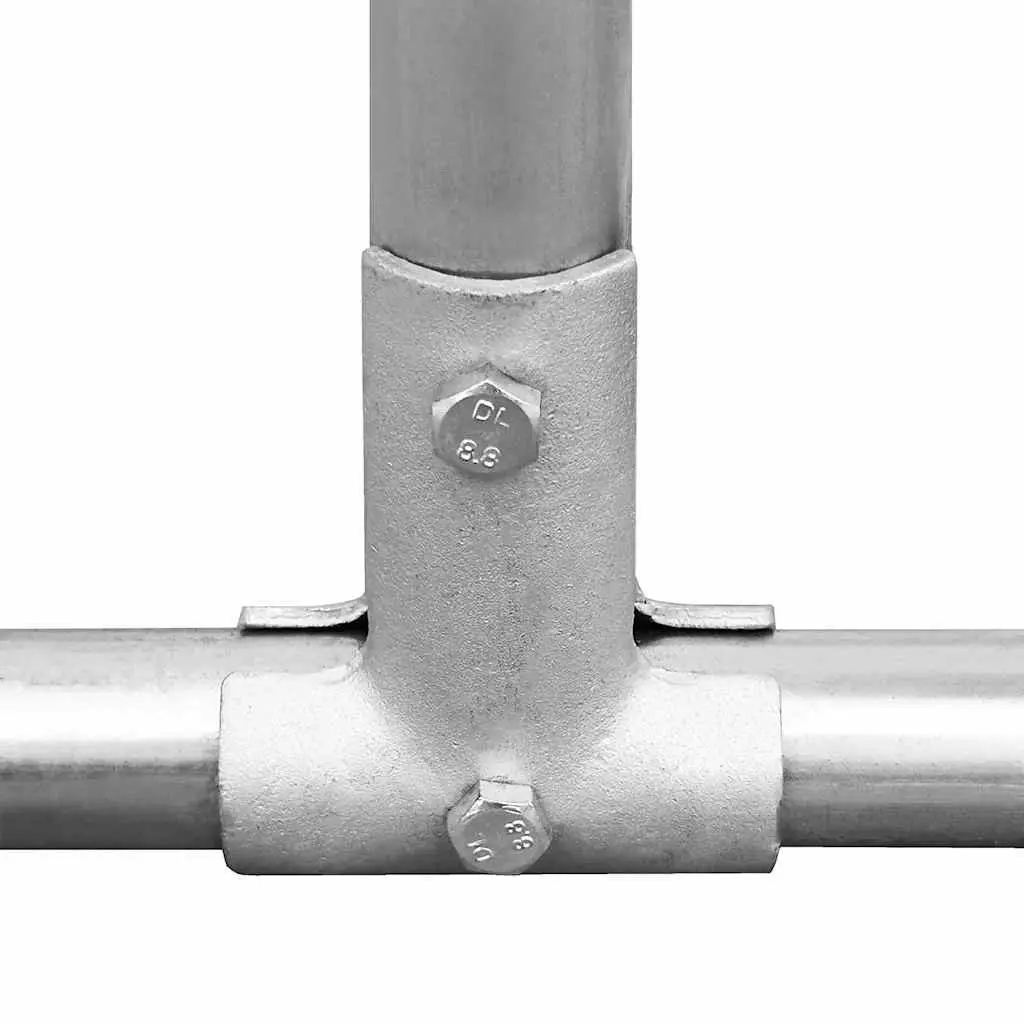 Poultry House Galvanised Steel 6x2x2m Silver Water Resistant Roof Lockable Door Wire Grid