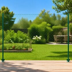 Practical Green Wire Mesh Fence Panel for Your Garden or Farm