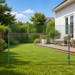 Practical Green Wire Mesh Fencing for Gardens and Farms 25x1.5m