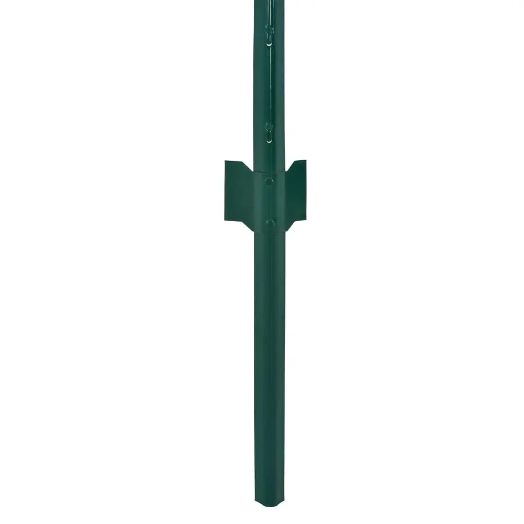 Wire Mesh Fence Roll Steel 25x2m Green PVC Powder Coated Garden Backyard Poultry Farm Fencing