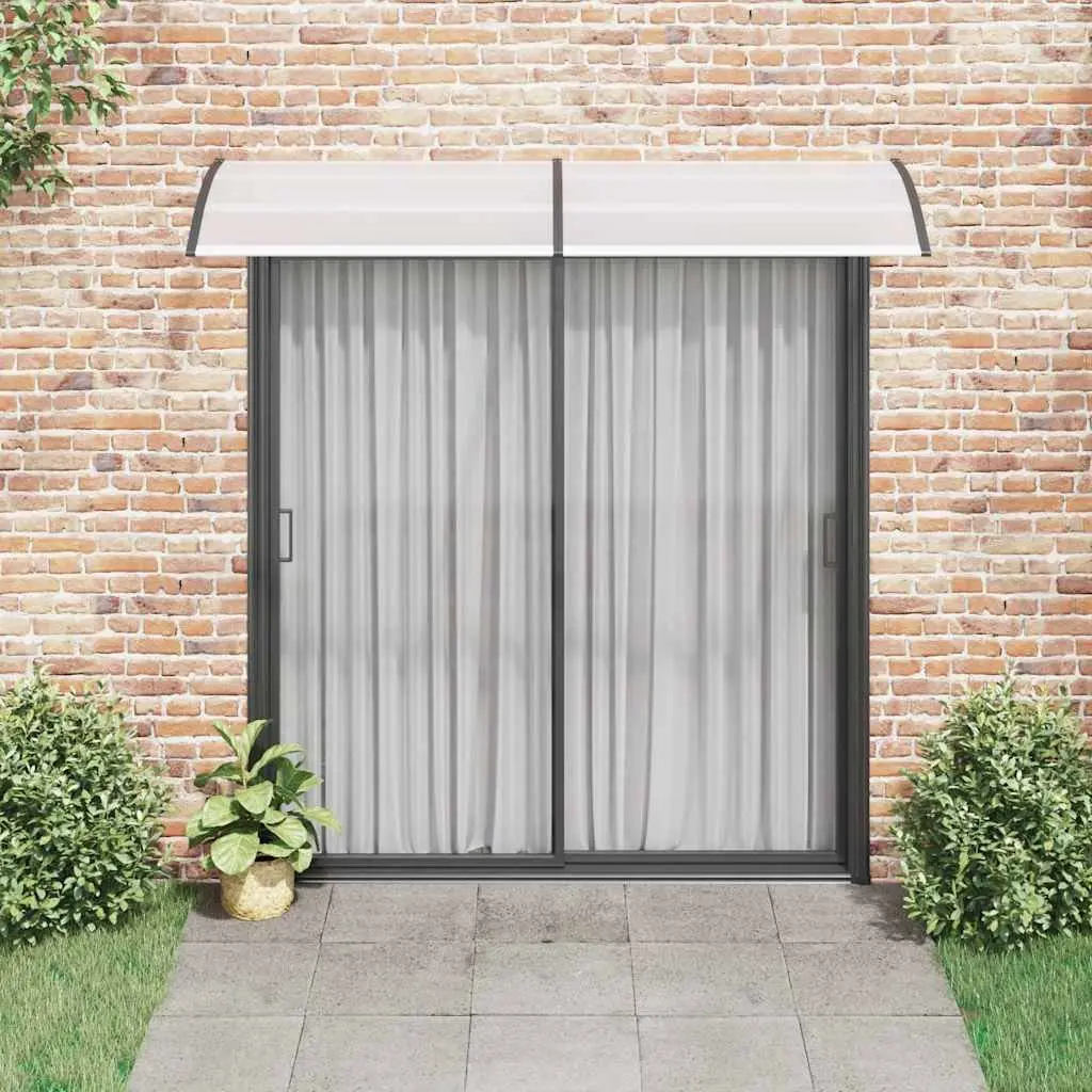 Door Canopy Polycarbonate Awning 240x75cm Multicolour