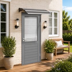 Practical 120x75cm Door Canopy for Home Entrances