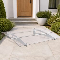 Versatile Door Canopy Awning for Home Protection 120x90cm