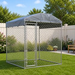 Practical Outdoor Dog Kennel for Active Pets