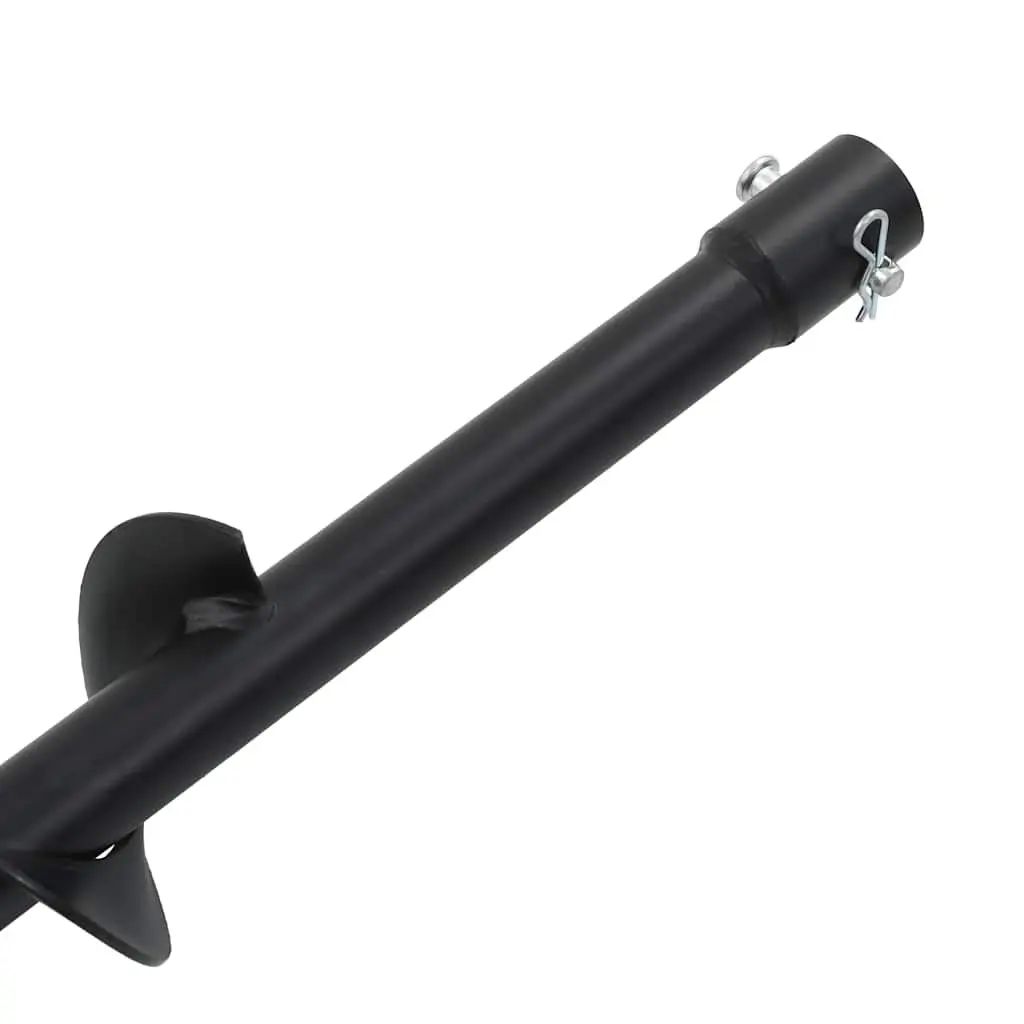 Heavy Duty Steel Auger Drill Bit 60mm Brown for Ground Drilling Tree Planting and Fence Post Installation