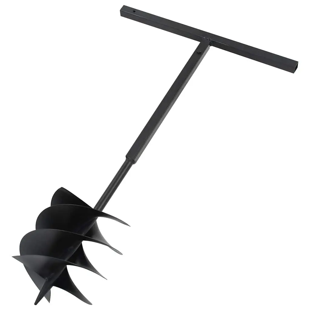 Ground Drill Steel 250mm Auger Black Gardening Tool