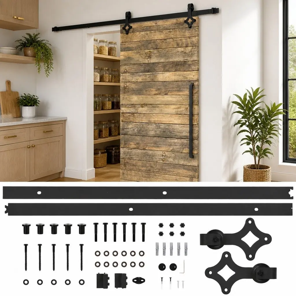 Sliding Door Hardware Kit for Home Applications