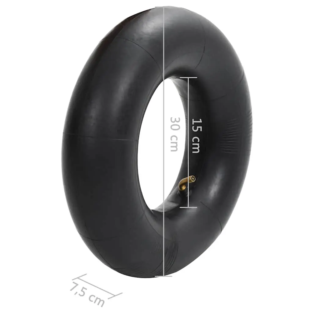 Wheelbarrow Inner Tubes Rubber 13x5.00-6 Black Heavy Duty