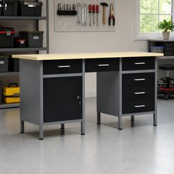 Practical Workbench 160x60x85cm for Any Home Project