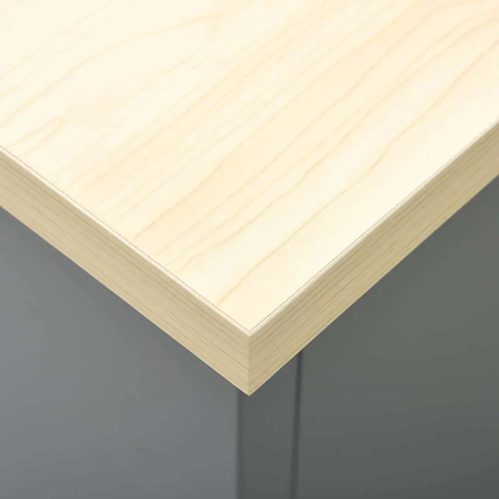 Workbench Steel and Engineered Wood 160x60x85cm Black 6 Drawers Lockable Cabinet
