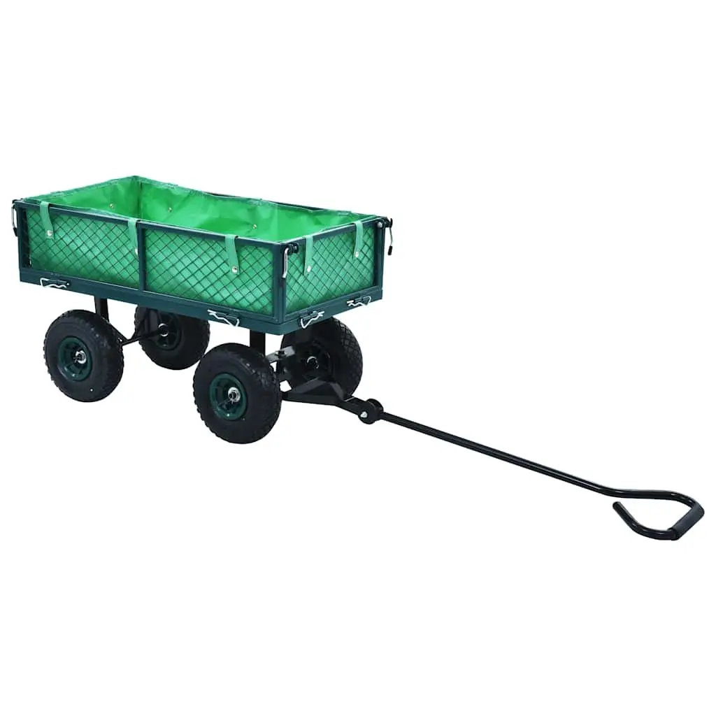 Garden Hand Trolley Heavy-Duty Steel 250kg Load Capacity Red