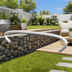 Practical Gabion Hooks: 50 pcs Galvanised Steel Spacers