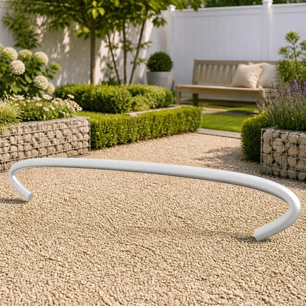 Gabion Hooks Galvanised Steel 20cm Spacers Silver