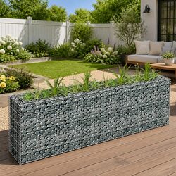 Practical Gabion Garden Bed for Your Planting Needs