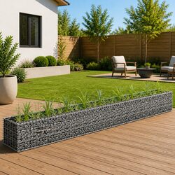 Practical Gabion Raised Bed for Your Home and Garden