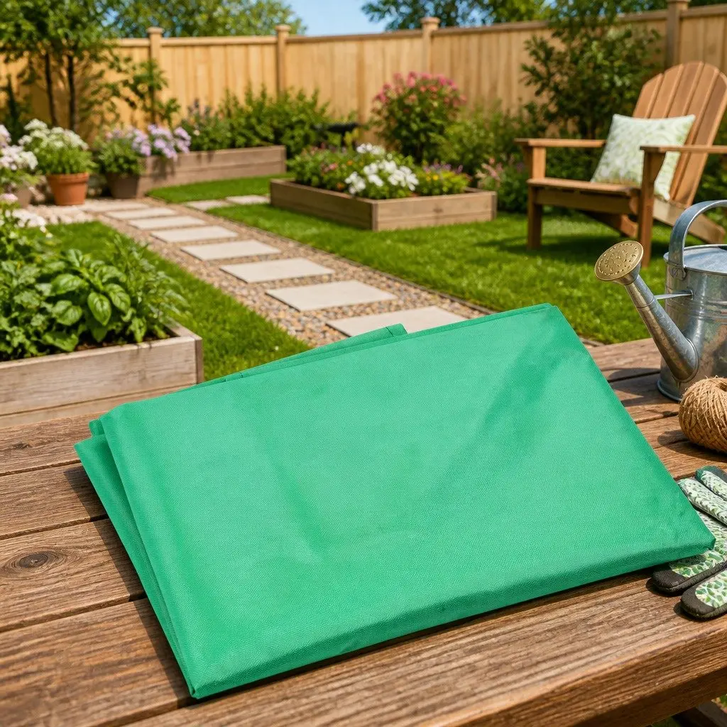 Utility Wagon Accessory Heavy Duty Green Polyester Garden Cart Liner Weather Resistant