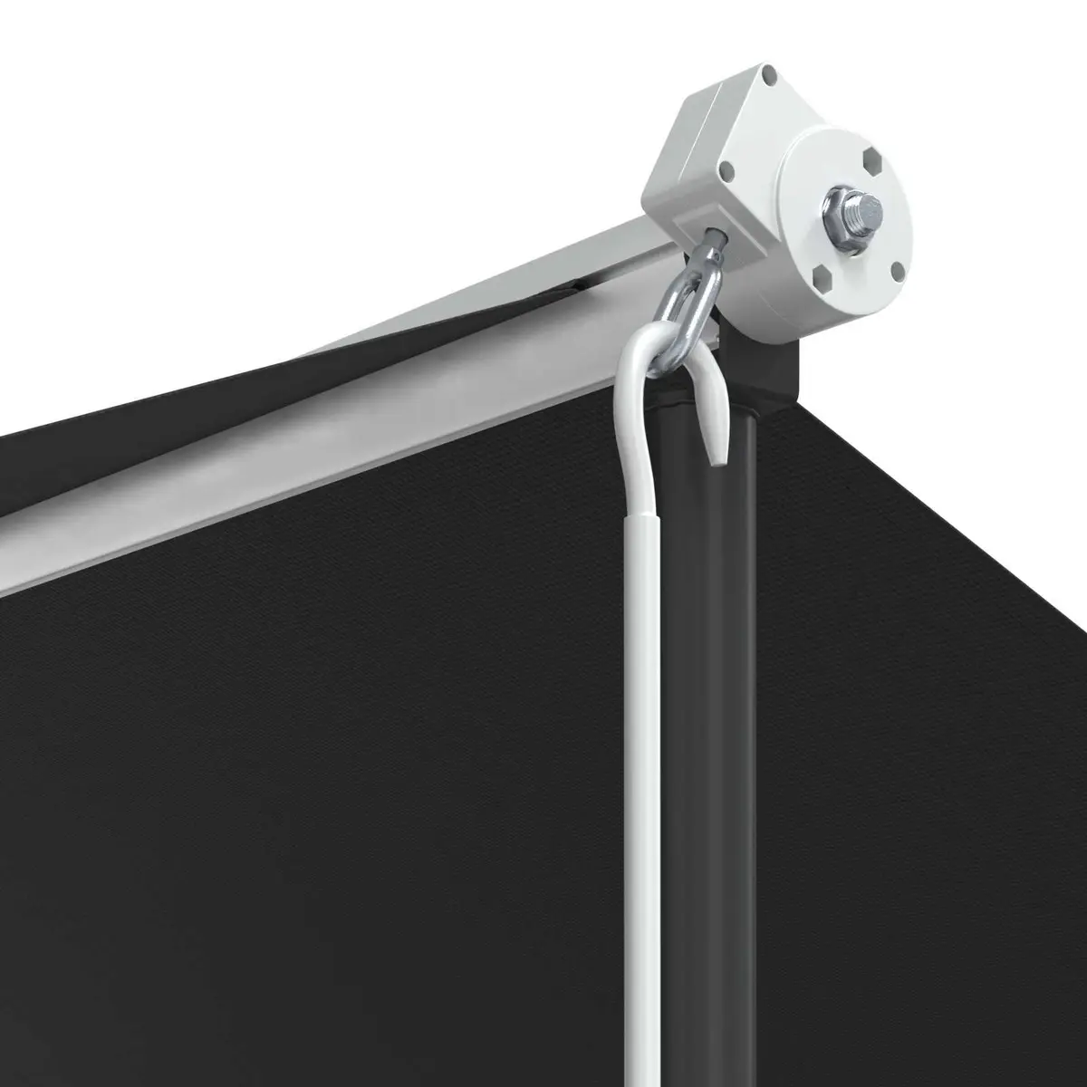Free Standing Awning Powder-coated Steel 400x300 cm Anthracite