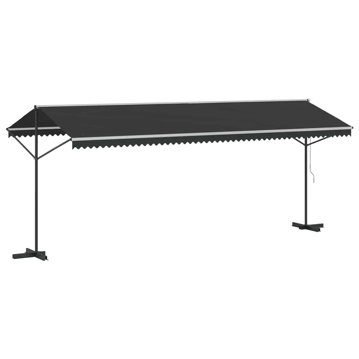 Free Standing Awning 600x300 cm Anthracite Garden Patio Sunshade Outdoor