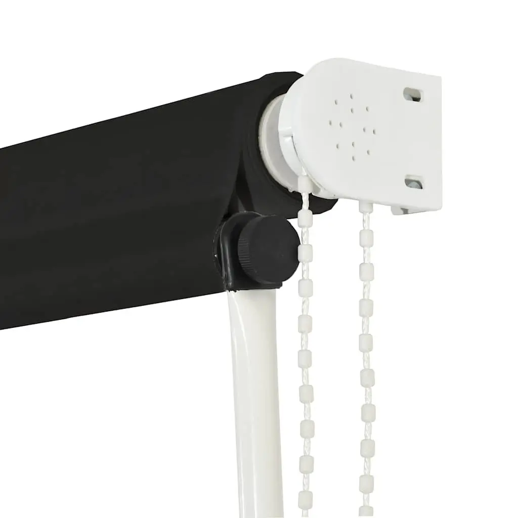 Retractable Awning Polyester Steel Frame 100x150 cm Anthracite Garden Terrace Balcony Canopy