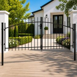 Ideal Double Door Garden Gate for Your Outdoor Area 299.5x174.5cm
