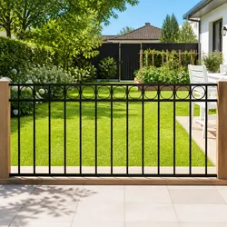 1.7x1m Steel Fence Panel for Gardens and Patios
