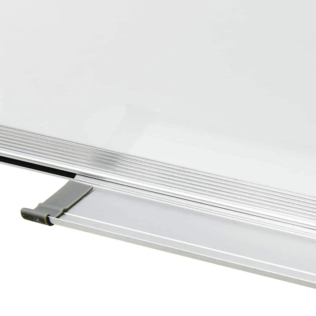 Whiteboard Lacquer-coated Steel 70x50cm White Wall Mounted