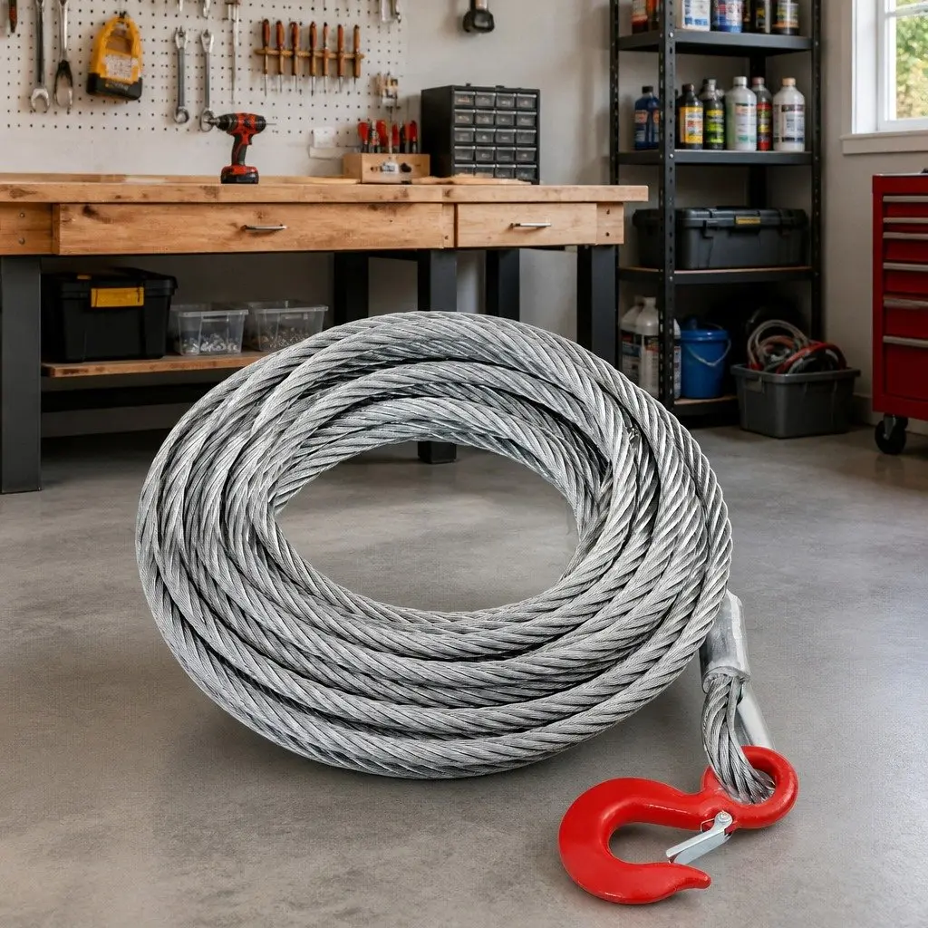 Wire Rope Cable Galvanised Steel 20 m 3200 kg