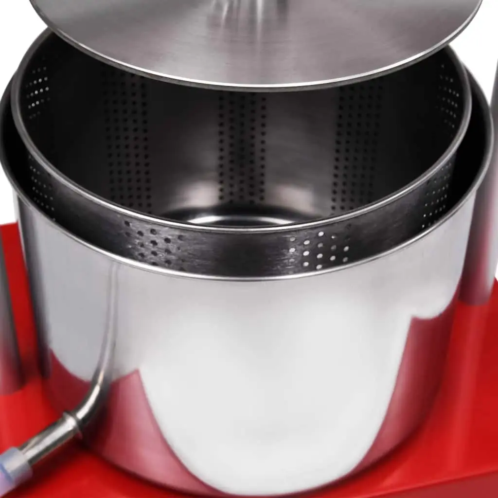 Fruit Press Manual 6L Stainless Steel Black Juicer for Fruits Vegetables Herbs