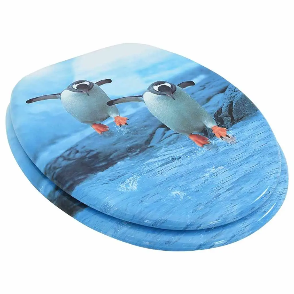 Penguin Toilet Seat with Adjustable Fit
