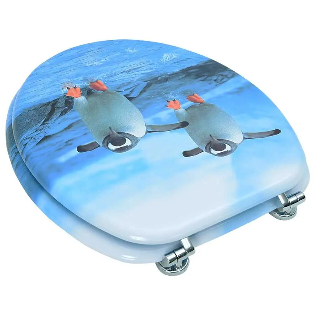 Penguin Toilet Seat with Adjustable Fit