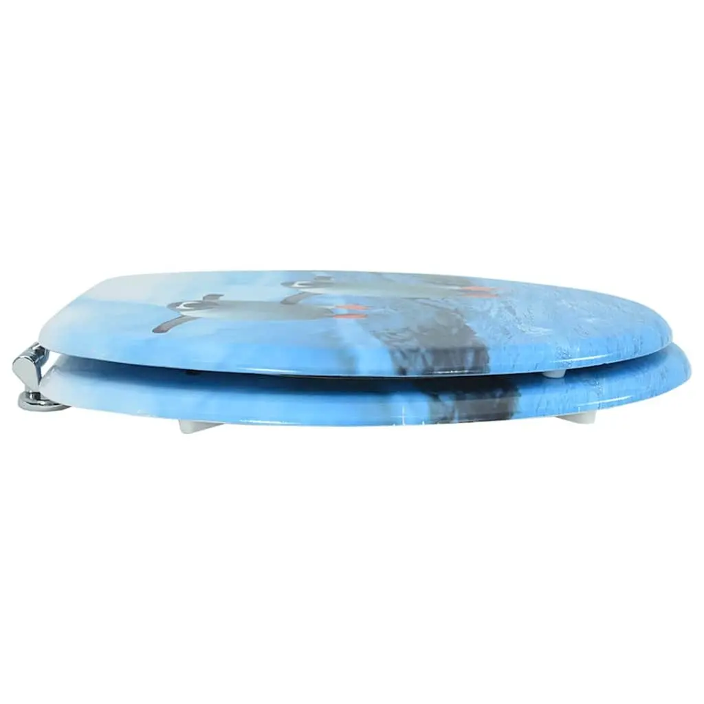 Penguin Toilet Seat with Adjustable Fit
