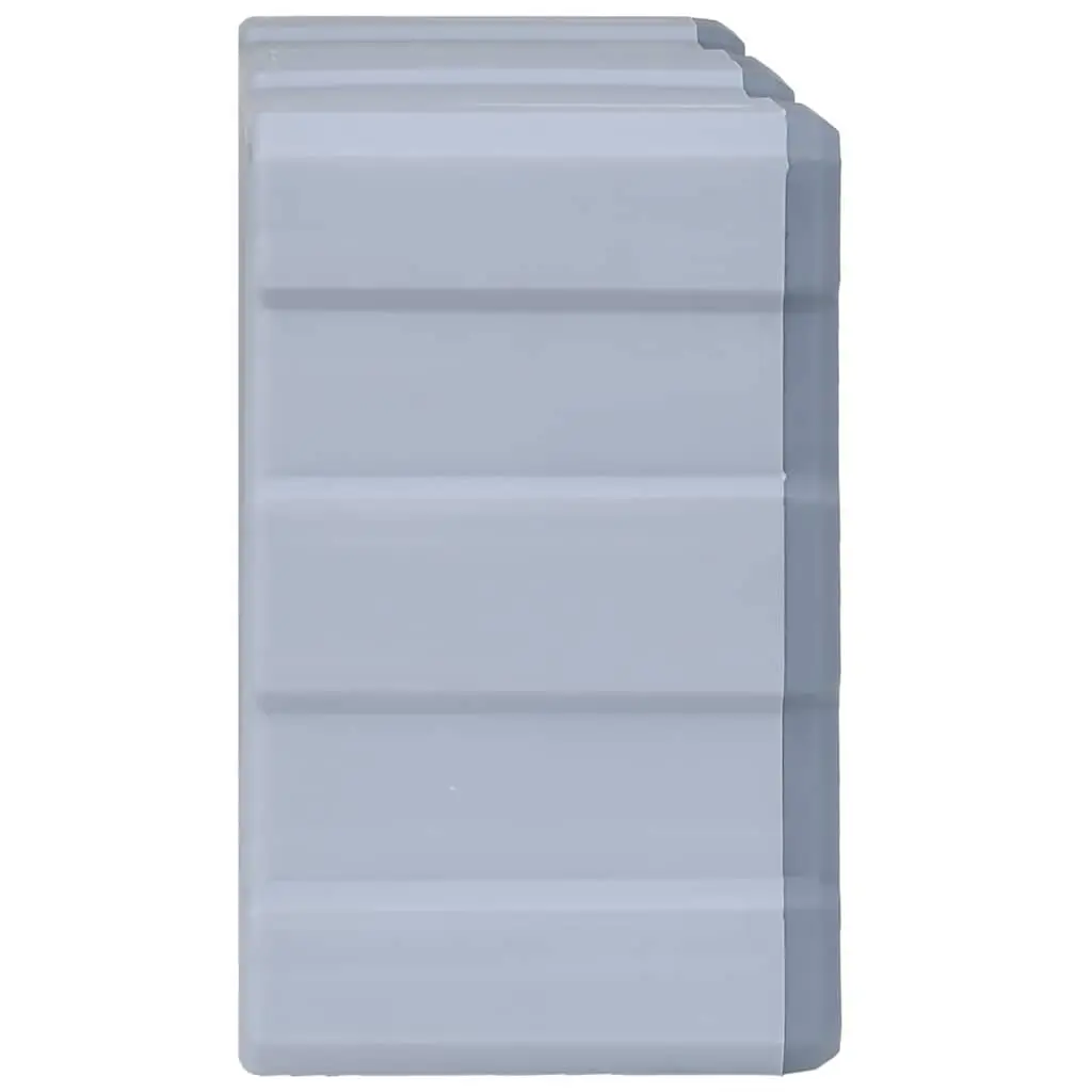 Multi-Drawer Storage Box Tool Organiser 22 Drawers Grey Impact-Resistant Plastic 49x16x25.5cm for Garage and Workshop