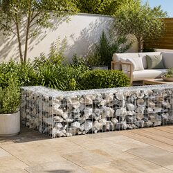 Practical Gabion Wall Fence Panel for Home and Garden Use