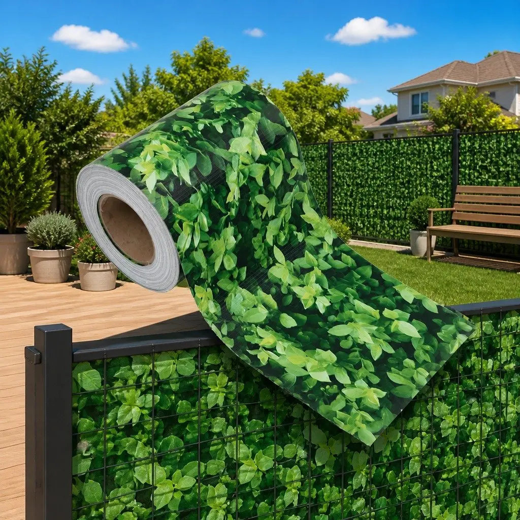 Garden Privacy Screen PVC 35x0.19m Green Outdoor Windbreak Barrier