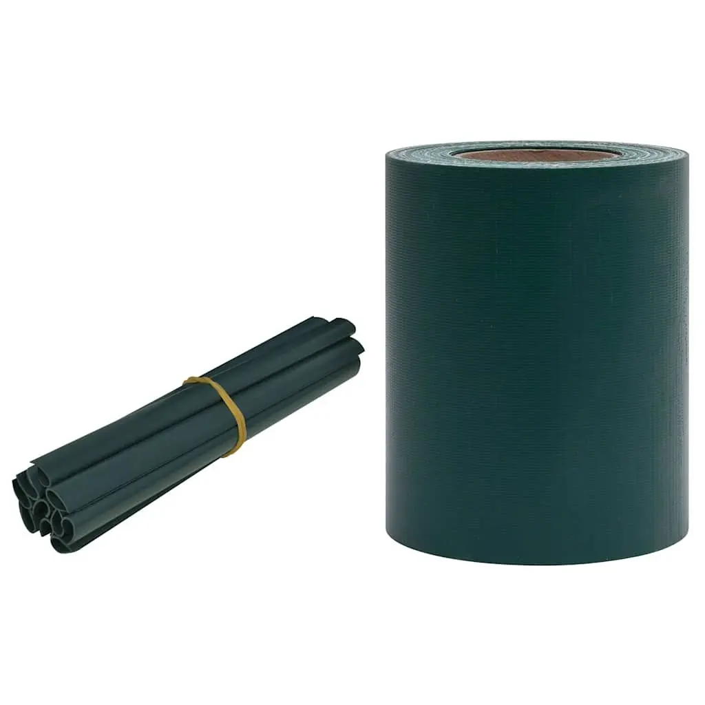 PVC Garden Fence Privacy Screen Roll Matte Green Windbreak Barrier 35m