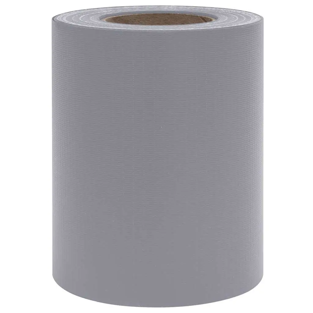 Privacy Strip PVC Fence Screen 35x0.19 m Light Grey Matte Weave Barrier