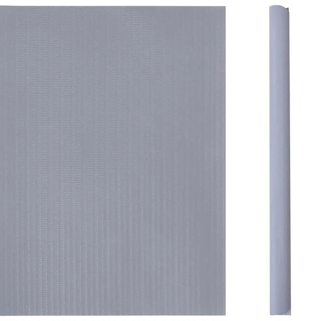 Privacy Strip PVC Fence Screen 35x0.19 m Light Grey Matte Weave Barrier