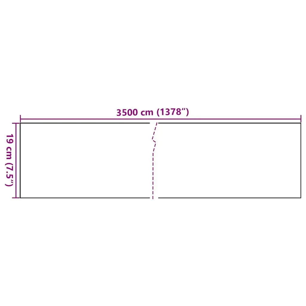 Privacy Strip PVC Fence Screen 35x0.19 m Light Grey Matte Weave Barrier