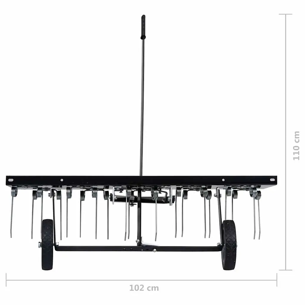 Scarifier for Ride-on Mower 100cm Lawn Aerator Dethatcher Moss Removal Garden