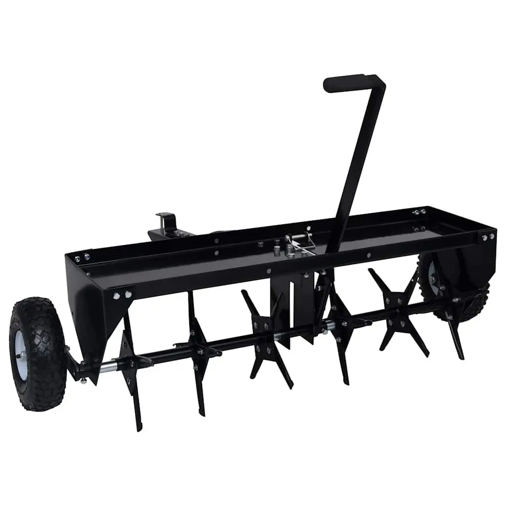 Lawn Aerator for Ride-on Mower 102cm Roller Aeration Soil Loosening Garden Tool