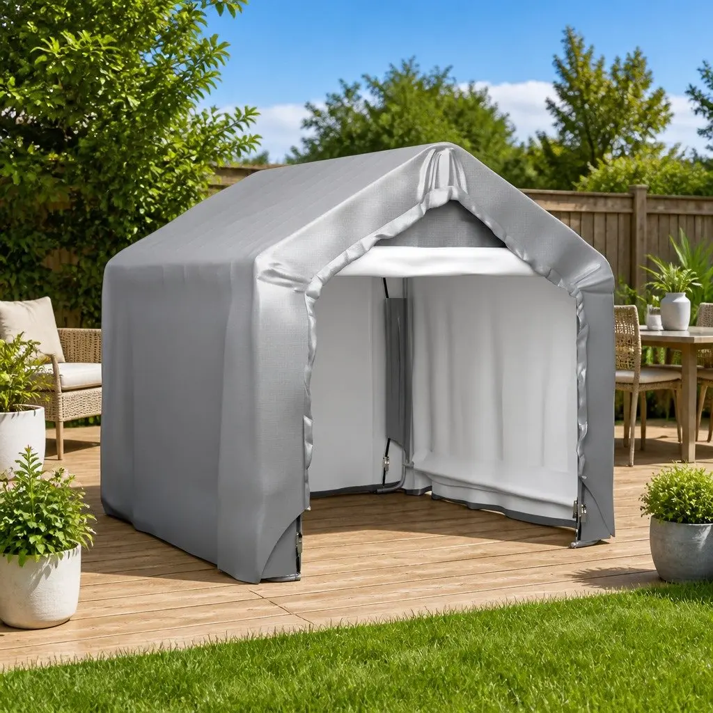 Outdoor Storage Tent for Events and Gardens