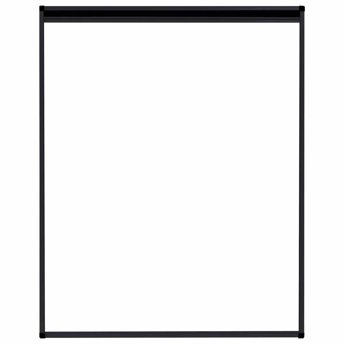 Insect Screen Plisse Fine Mesh Anthracite Aluminium Frame 80x100cm for Windows