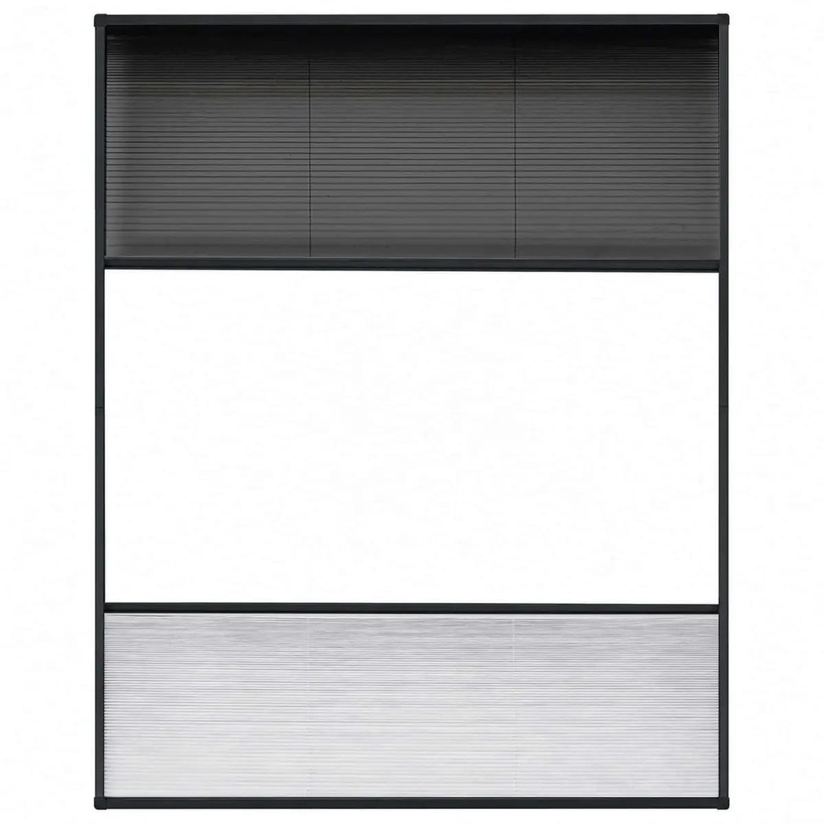 Plisse Insect Screen Window 80x100cm for Home Use