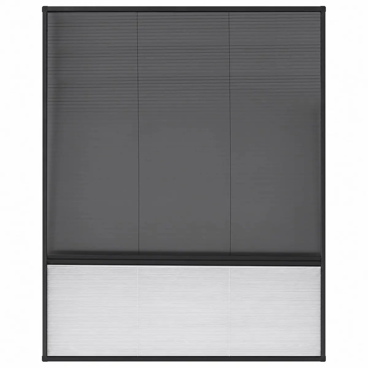 Plisse Insect Screen Window 80x100cm for Home Use